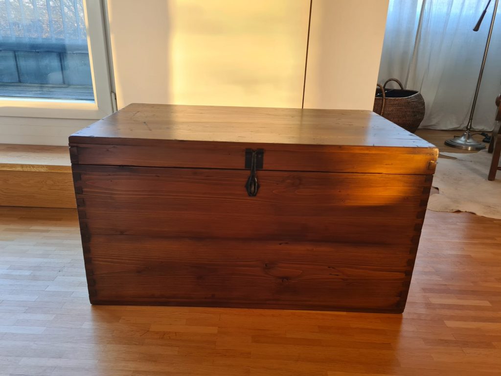 ... so sieht sie jetzt aus und darf wieder im Wohnzimmer aufgestellt werden!